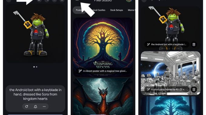 Thay đổi kiểu ảnh trên Pixel Studio